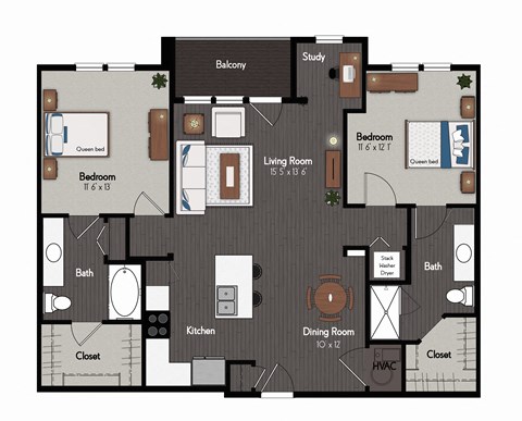 4141 River's Edge Pkwy Studio-2 Beds Apartment for Rent - Photo Gallery 34